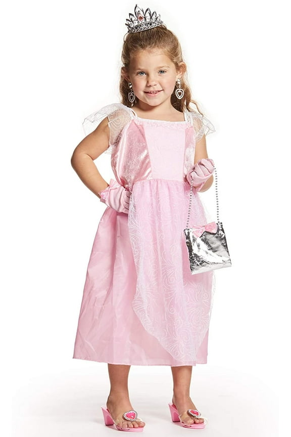 Dress up Set for Girls,  Princess Clothes for Little Girls,  9 Piece Set