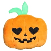Mini Jack-o-Lantern Plush, Orange and Black, 4, Halloween by Way To Celebrate