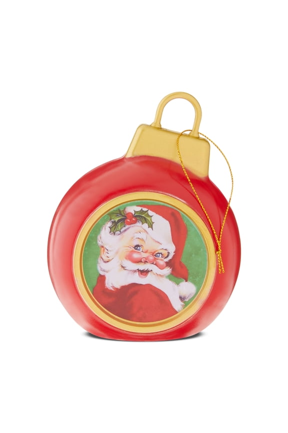 5-inch Mini Santa Blow Mold Ornament, Red