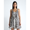 thumbnail image 1 of Devil Wears Prada Scoop Collection Women’s and Women's Plus Mini Ruffle Tank Dress, Sizes XS-4X, 1 of 6