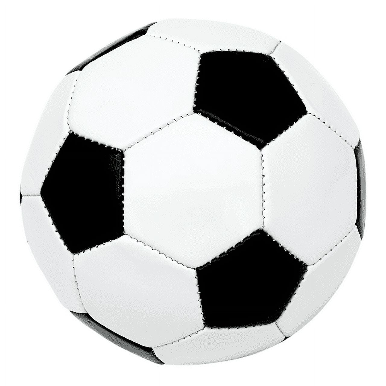 MinnARK Weatherproof Mini Soccer Ball – 6-Inch Outdoor Soccer Ball for Kids, Toddlers & Beginners, Black/White, Ages 3+