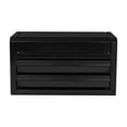 thumbnail interactive-video image 1 of Hyper Tough Mini 10-Inch 2-Drawer Steel Toolbox – Black, 1 of 11