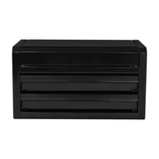 Hyper Tough Mini 10-Inch 2-Drawer Steel Toolbox   Black
