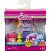 Barbie Mini Barbie Land Collectible Playsets with 1.5-Inch Doll and Interactive Play Areas for Storytelling Fun