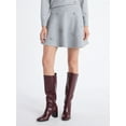 thumbnail image 1 of Free Assembly Women's and Women’s Plus Embellished Mini Sweater Skirt, Sizes XS-4X, 1 of 5