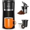 Sboly Mini Single Serve Coffee Maker, Instant Coffee Maker One Cup for