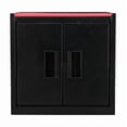 thumbnail interactive-video image 1 of Hyper Tough Mini Tool Cabinet – 11.6-Inch Steel Storage Cabinet, Black, Double Doors & Non-Slip Top Mat, 1 of 8