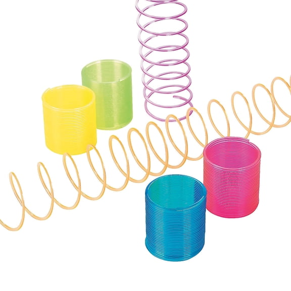 MINI TRANSPARENT MAGIC SPRING - Toys - 12 Pieces