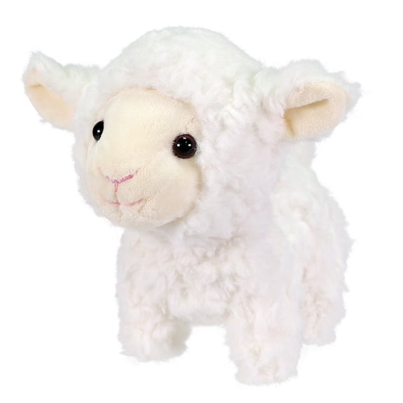 Kid Connection-Mini Walking Pet White Lamb 6inches