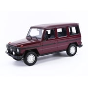 1980 Mercedes-Benz G-Model LWB Dark Red with Black Stripes Limited Edition to 402 pieces 1/18 Scale Diecast Model Car by Minichamps