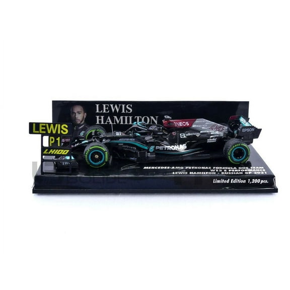 Minichamps 1:43 Mercedes-AMG Petronas Formula One Team W12 E Performance - Hamilton, Winner Sochi GP 2021