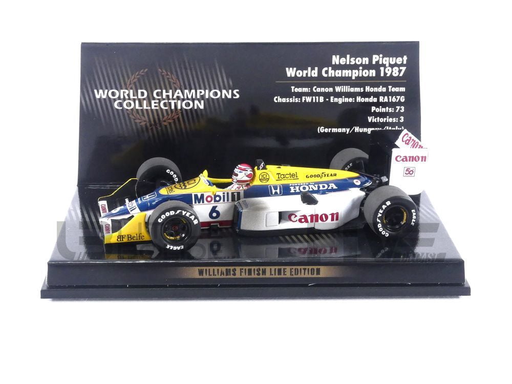 1/43 MINICHAMPS ウィリアムズ FW11B N.マンセル 1987【英国版