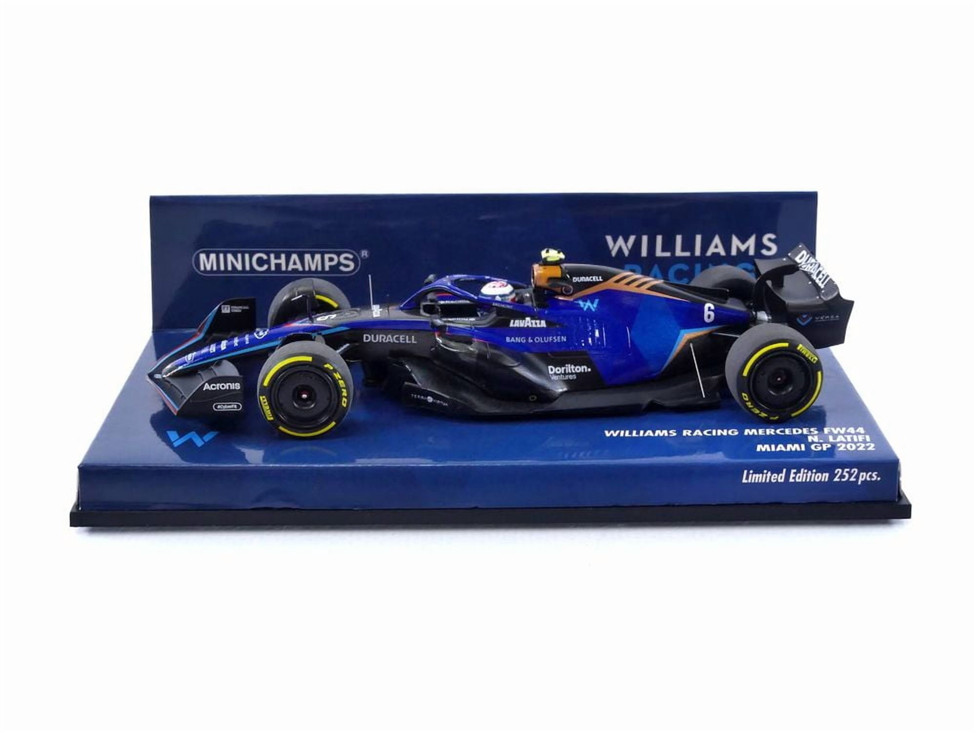 MINICHAMPS 1/43 - WILLIAMS FW44 - GP Miami 2022 (N. Latifi) - Walmart.com