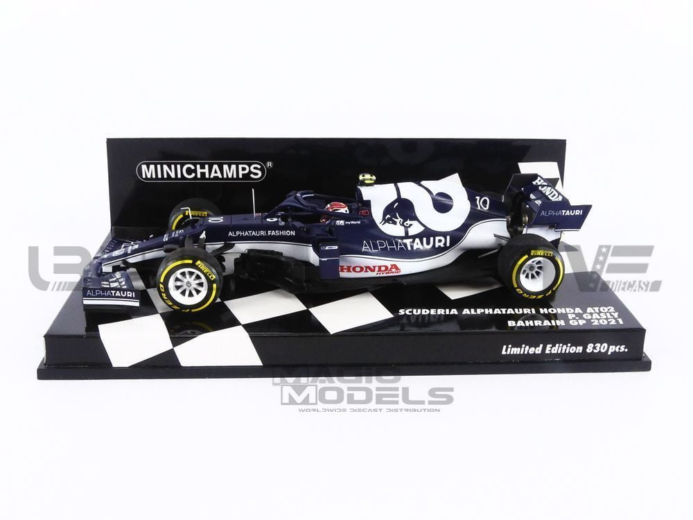 MINICHAMPS アルファタウリ AT02 BAHARAIN GP 2021 MINICHAMPS - ALPHA TAURI AT02 - GP Bahrein 2021 - 1/43 - Walmart.com
