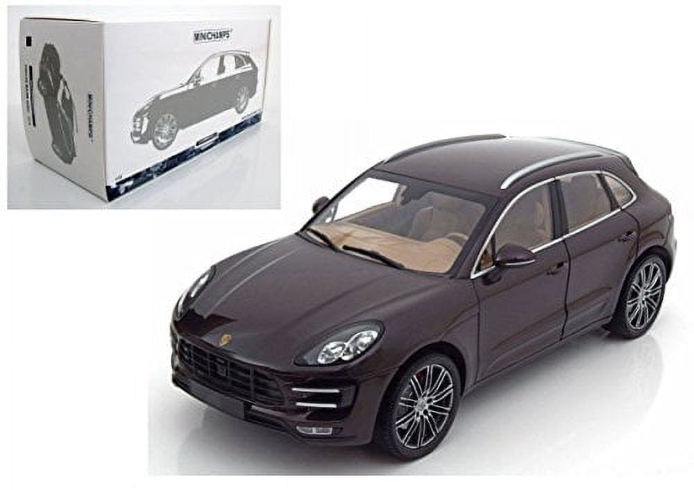 Porsche Macan Turbo ミニカー ブラック Spark 1:18 Porsche Macan turbo deep black metallic WAP 021