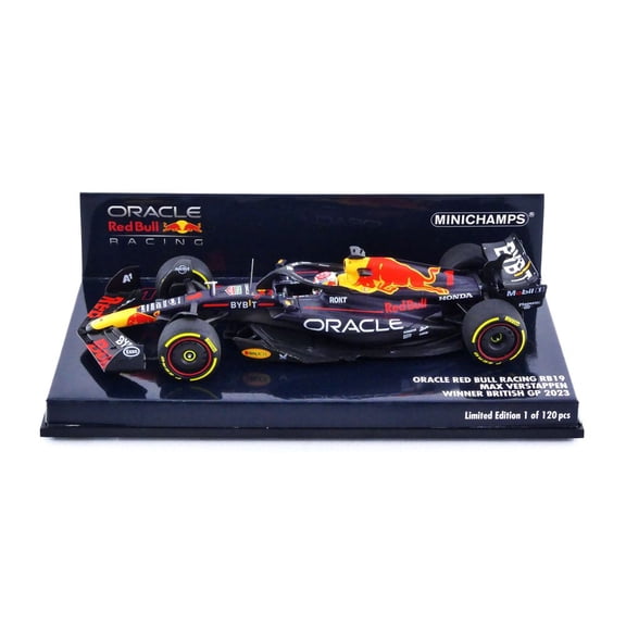 Minichamps 1:43 Red Bull Racing RB19 - Max Verstappen 2023 British GP Winner - #417231101