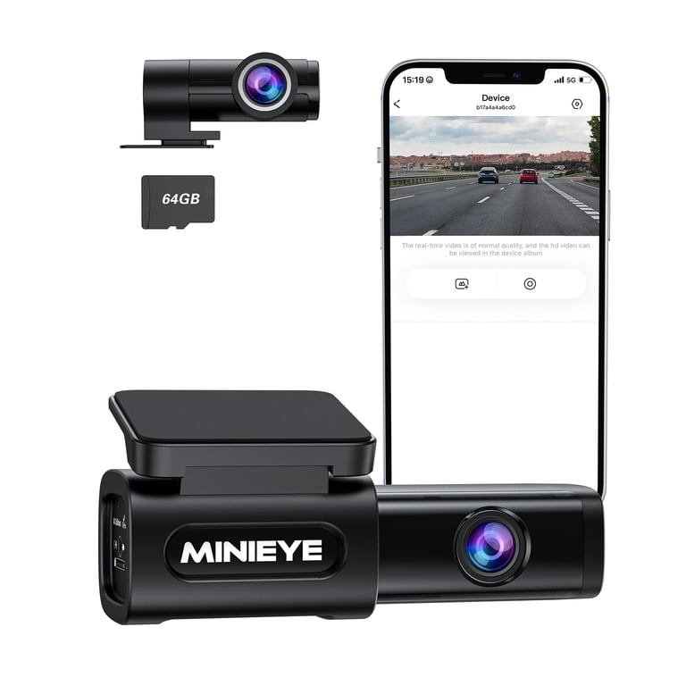 Avylet Dashcam 2K Wi-FI avec Carte de 64 Go, Mini Caméra Auto 1440P avec Application, Dashcam Auto GPS Externe, WDR, Vision Nocturne, Surveillance Parking 24H, Détection de Mouvement, Capteur G Avylet Dashcam 2K Wi-FI avec Carte de 64 Go, Mini Caméra Auto 1440P avec Application, Dashcam Auto GPS Externe, WDR, Vision Nocturne, Surveillance Parking 24H, Détection de Mouvement, Capteur G