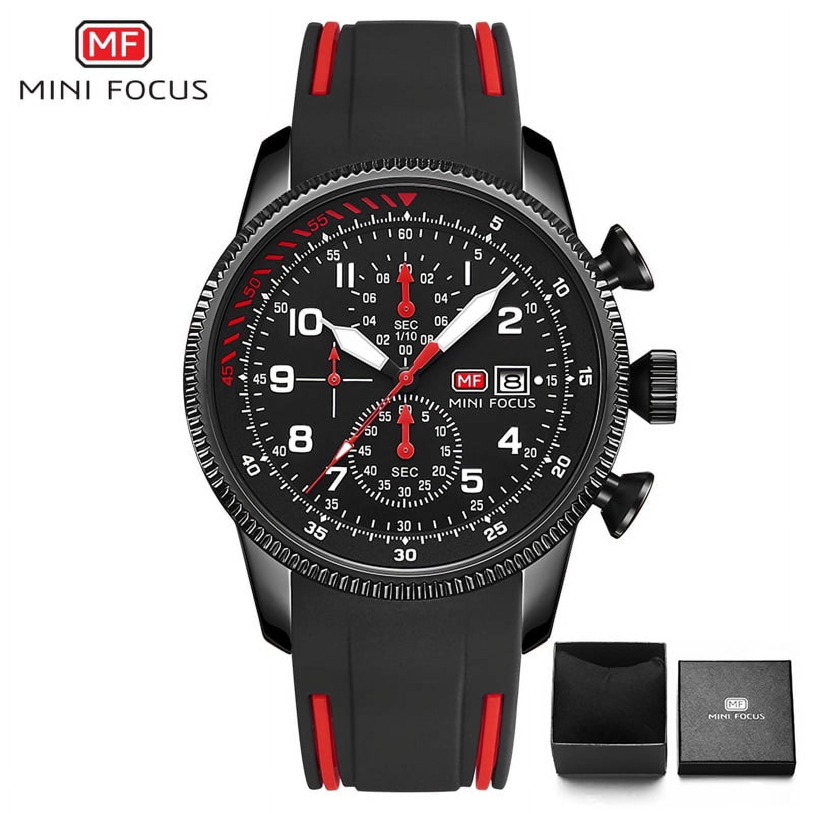MINIFOCUS Men Quartz Watch Business Waterproof Multifunction Man Watch ...