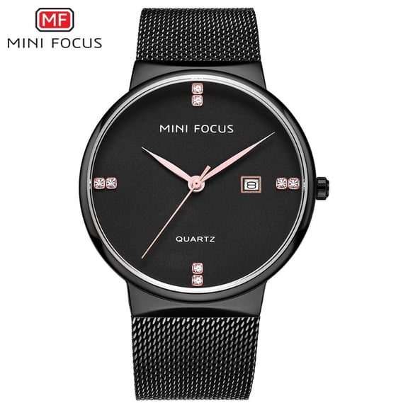 MINIFOCUS Mens Watches Top Brand Luxury Quartz Wristwatch Waterproof Stainless Steel Reloj Hombre Montre Homme Relogio Masculino