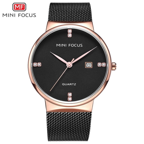 MINIFOCUS Mens Watches Top Brand Luxury Quartz Wristwatch Waterproof Stainless Steel Reloj Hombre Montre Homme Relogio Masculino