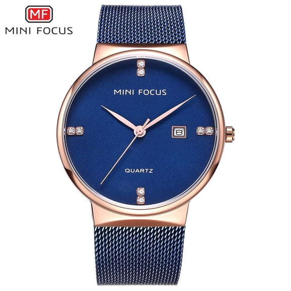 MINIFOCUS Mens Watches Top Brand Luxury Quartz Wristwatch Waterproof Stainless Steel Reloj Hombre Montre Homme Relogio Masculino