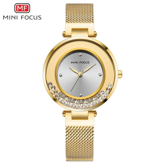 MINIFOCUS Women Watches Luxury Brand Fashion Ladies Watch Waterproof Relogio Feminino Rose Montre Femme Gold Stainless Steel New