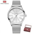 thumbnail image 1 of MINIFOCUS Women's Watches Brand Luxury Fashion Ladies Reloj Dress Stainless Steel Mesh Steel Band Relogio Feminino Montre Femme, 1 of 1