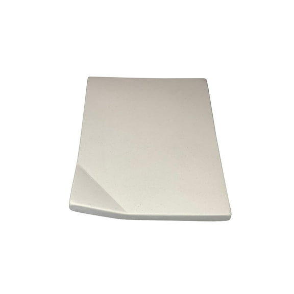 MINIMALIST RECTANGULAR WHITE CEMENT COASTER 5" X 3 1/2" X 3/4"