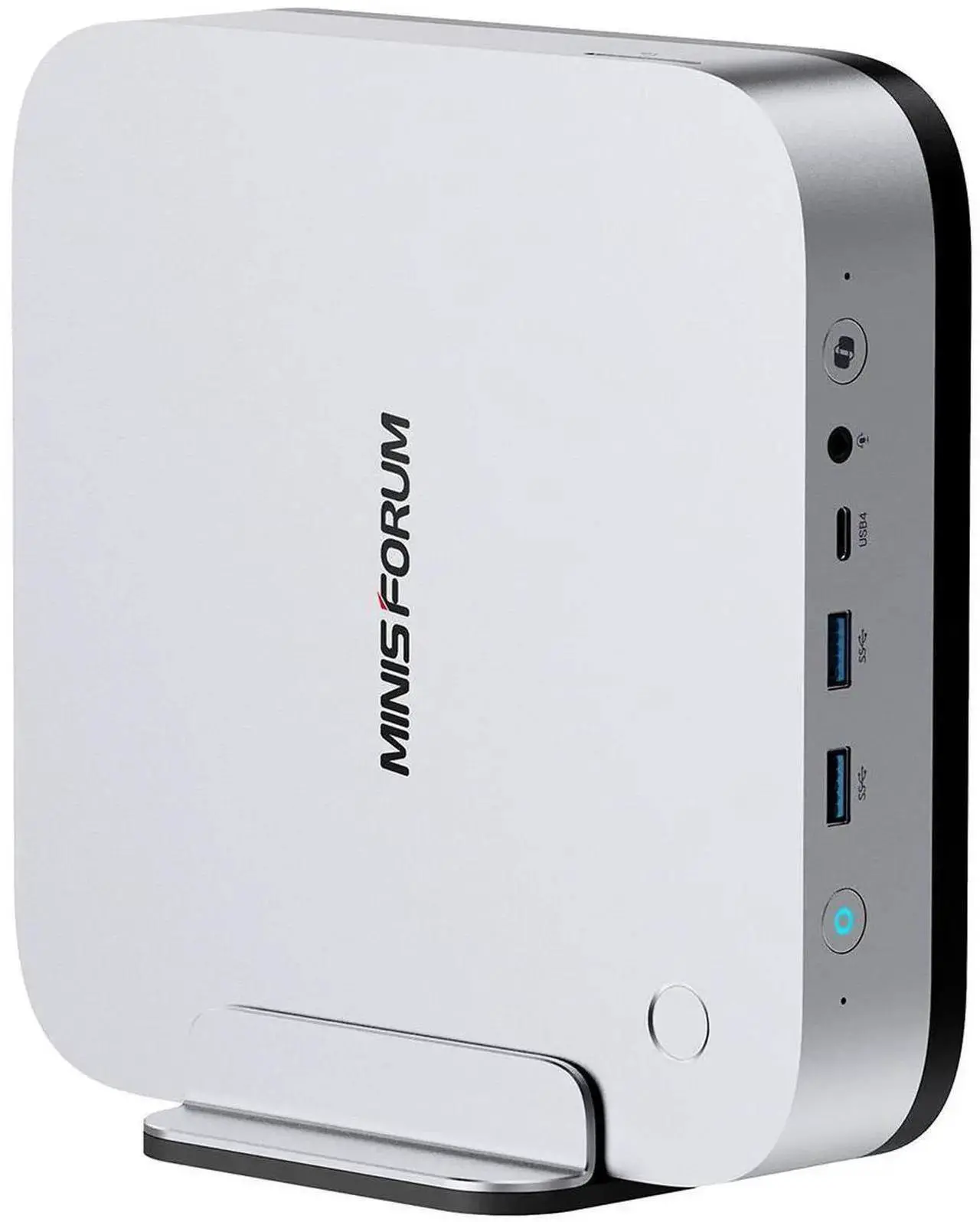 MINISFORUM AI X1 Pro-370 Mini PC AMD Ryzen AI 9 HX 370(12C/24T) 32GB DDR5 512GB SSD, HDMI|DP|2xUSB4 Output, 2xRJ45 Port, WiFi7, BT5.4 Desktop Computer