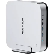 MINISFORUM AI X1 Pro-370 Mini PC AMD Ryzen AI 9 HX 37012C/24T 32GB DDR5 512GB SSD, HDMI|DP|2xUSB4 Output, 2xRJ45 Port, WiFi7, BT5.4 Desktop Computer