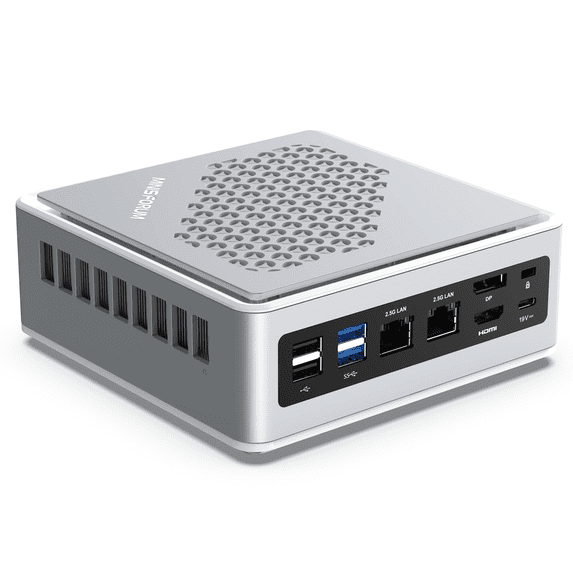 MINISFORUM DeskMini TH50 Mini PC Windows 11 Pro Intel® Core™ i5-11320H Desktop Computer,16GB RAM+512GB SSD,HDMI/Thunderbolt 4/DP(8K@60Hz) Outputs, Iris® Xe Graphics