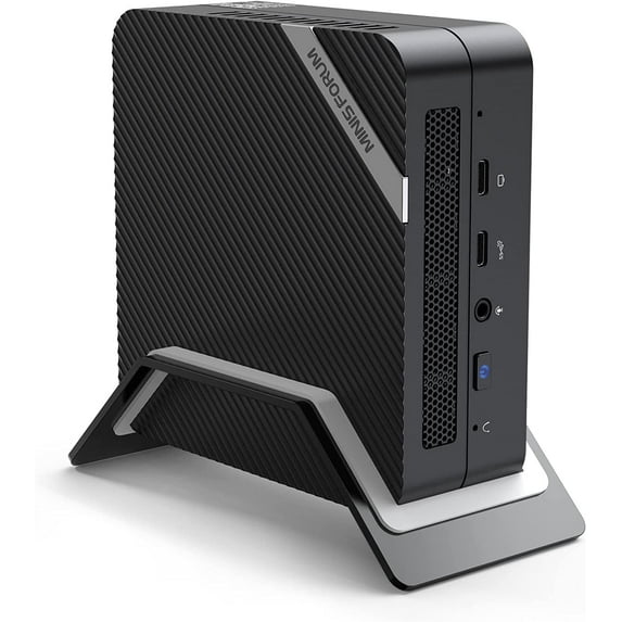 MINISFORUM DeskMini UM560 XT Mini PC AMD Ryzen 5 5600H DDR4 16 GB RAM+1 TB PCIe SSD Windows 11 Desktop Computer