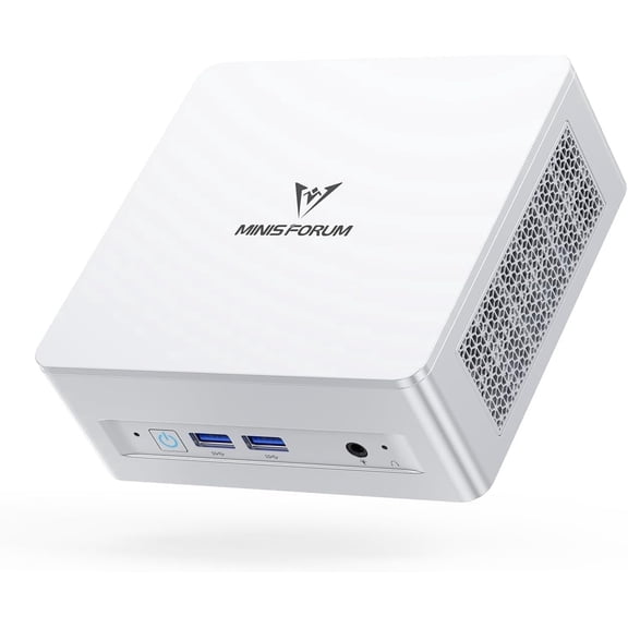 MINISFORUM DeskMini UM750L Slim Mini PC AMD Ryzen 5 7545U Small PC, 16GB LPDDR5 RAM+1T PCIe4.0 SSD, HDMI/DP/USB4 Outputs, 2.5G LAN, WiFi 6E, 4xUSB Port AMD Radeon 740M Graphics Small Form Factor