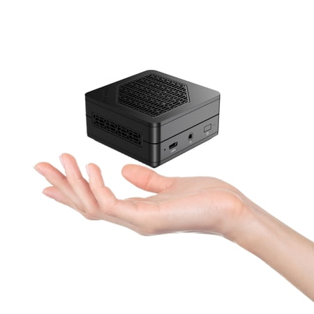 MINISFORUM EM680 Mini PC: AMD Ryzen 7 6800U, 32GB LPDDR5 RAM, 512GB SSD, Radeon 680M Graphics, 8K Output | Ultra-Compact Design