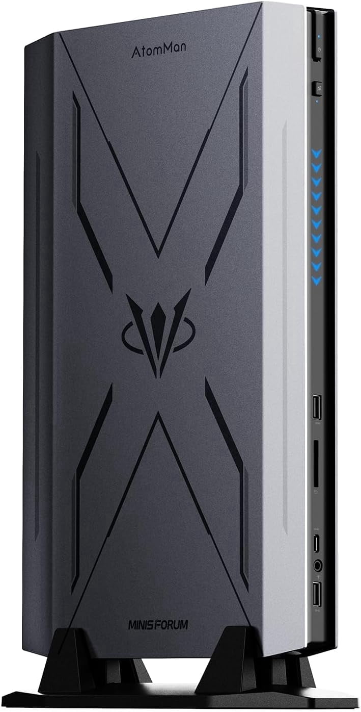 MINISFORUM G7 Pro Mini PC Core i9-14900HX(24C/32T, up to 5.8GHz) Barebone Without Storag/OS Desktop Computer, HDMI2.1+USB4 Video Output, 2X SSD Slot, 3X USB3.2, WiFi 7, BT5.4, RTX 5070 Gaming PC
