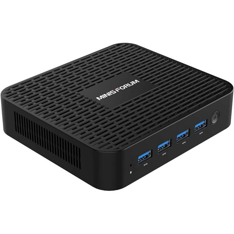 MINISFORUM GK41 Mini PC Celeron Processor J4125 Quad Core(up to 2.7GHz),8GB  DDR4 256GB SSD Mini Desktop Computer 4X USB 3.0 Ports,1X Gigabit ...