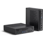 MINISFORUM MS-A1 Mini Workstation AMD Ryzen 9 9950X16C/32T, up to 5.7GHz Barebone Without Storage/OS Mini PC, HDMI/DP/USB-C Triple Display Mini PC, 2x2.5G LAN Port, 4X PCIe SSD Slot