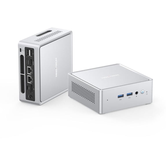 MINISFORUM NAB8 Plus Mini PC Core i7-12800H 32GB RAM 1TB SSD, 1xHDMI2.1 TMDS|1xDP1.4|1xUSB4 Video Outputs, 2x2.5G LAN/WiFi6E/BT5.3 Desktop Computer