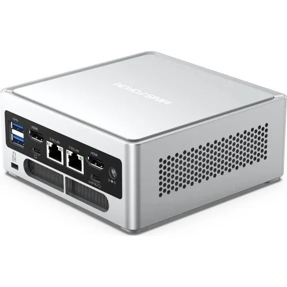 MINISFORUM NAB9S Mini PC, 13th Gen Core i9-13900HK Small Computer 16GB RAM 500GB SSD, 2X HDMI+2X USB-C Output, 2X 2.5G RJ45 Port, 4X USB3.2 Small Form Factor