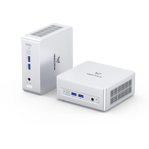 MINISFORUM UM750L Slim Mini PC AMD Ryzen 5 7545U 32GB RAM+1TB SSD, HDMI/DP/USB4 Outputs, 2.5G LAN