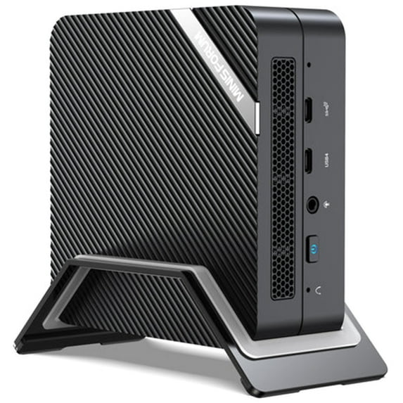 Minisforum Mini PC UM773 Lite Ryzen 7 7735HS up to 4.7GHz 32GB RAM 512GB SSD Windows 11 Gaming Desktop Computer Dual Wi-Fi Radeon Tower