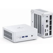 MINISFORUM UM880 Plus Mini PC AMD Ryzen 7 8845HS Desktop Computer 32GB RAM 1TB SSD, HDMI/DP/USB4 8K@60Hz Output, 2.5G RJ45 Port, Oculink Port, 4xUSB Port Micro Compute