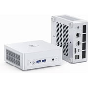 MINISFORUM UM880 Plus Mini PC AMD Ryzen 7 8845HS Desktop Computer Barebone Without Storage/OS, HDMI/DP/USB4 8K@60Hz Output, 2.5G RJ45 Port, Oculink Port, 4xUSB Port Micro Compute
