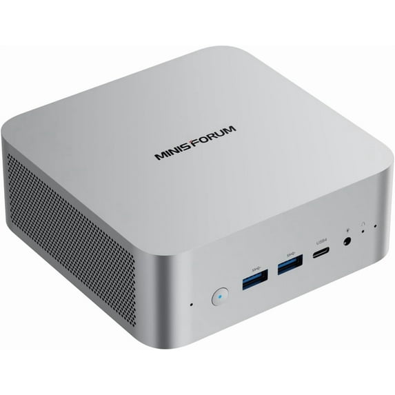 MINISFORUM X1-470 Mini PC AMD Ryzen AI 9 HX470(12C/24T) Barebone Without Storage/OS Desktop Computer, HDMI2.1|DP2.0|2xUSB4 Video Output, Oculink Port, 2.5G RJ45 Port/WiFi7/BT5.4, AMD Radeon Graphics