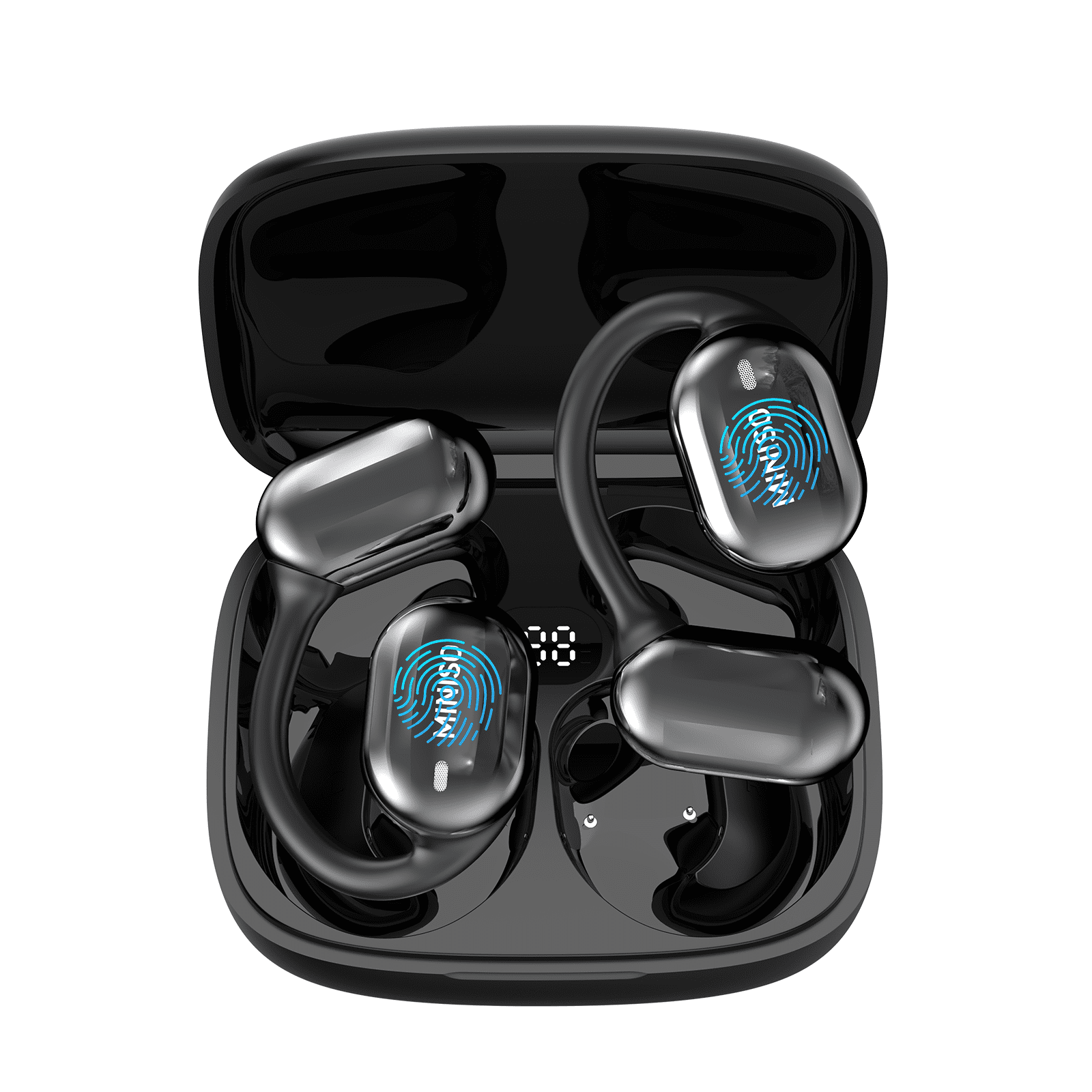 MINISO AI OWS Translation Open Ear Earbuds Support 135 Languages Real Time Translation Headphones Bluetooth Wireless Earbuds