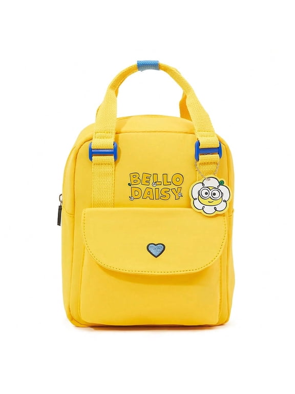 Despicable Me Minions Bello Daisy Mini Backpack with Character Charm, Yellow