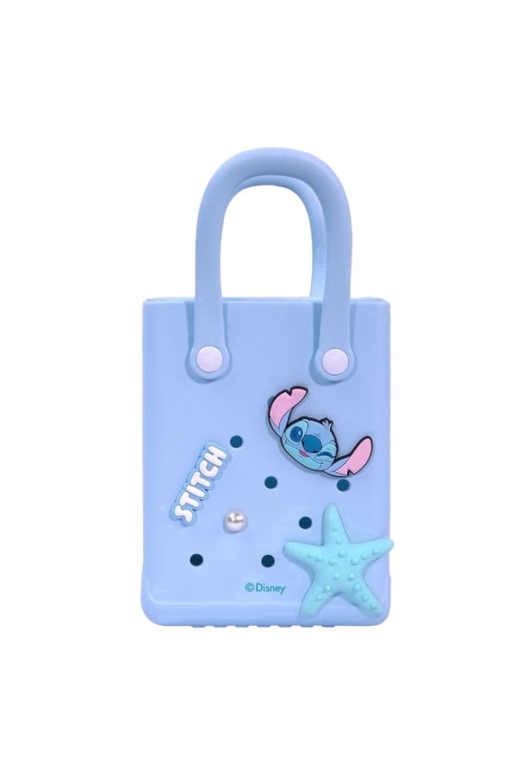 Disney Blue Bag, Women's Waterproof EVA Beach Tote Bag,Portable Handbag for Work, Travel(small size)