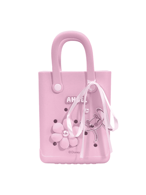 Disney Pink Bag, Women's Waterproof EVA Beach Tote Bag,Portable Handbag for Work, Travel(small size)