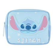 MINISO Disney Lilo & Stitch Collection Square Cosmetic Bag (Large) - Super Cute Stitch - Themed Makeup Pouch