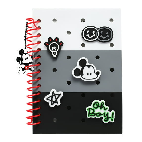 MINISO Disney Marvellous Mickey Collection Holes Book (80 Sheets) - Practical & Charming Mickey - Themed Notebook